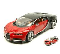 Bburago BU11040R BUGATTI CHIRON 2016 RED/BLACK 1:18 Modellino