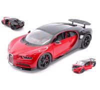 BBURAGO BU11044R BUGATTI CHIRON SPORT RED/BLACK 1:18 Modellino