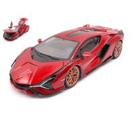 BBURAGO BU11046R LAMBORGHINI SIAN FKP 37 2019 METALLIC RED 1:18 Modellino
