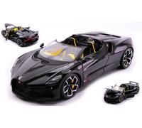BBURAGO BU11051Z BUGATTI W16 MISTRAL CABRIOLET BLACK 1:18 Modellino