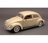 BBURAGO BU12029CR VW KAFER BEETLE 1955 CREAM 1:18 Modellino