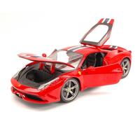BBURAGO BU16002R FERRARI 458 SPECIALE 2014 RED 1:18 Modellino