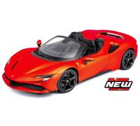 BBURAGO BU16016R FERRARI SF90 STRADALE HYBRID SPIDER 2020 RED 1:18 Modellino