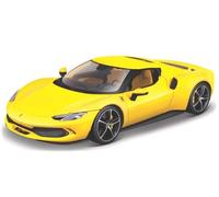 BBURAGO BU16018Y FERRARI 296 GTB 2023 YELLOW 1:18 Modellino
