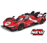 BBURAGO BU16302 FERRARI 499P MODIFICATA N.24 RED/DECALS 1:18 Modellino