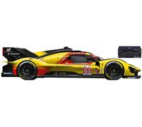 BBURAGO BU16313 FERRARI 499P N.83 LE MANS 2024 KUBICA-YIFEI-SCARCMAN W/ACRYLIC B