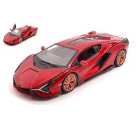 BBURAGO BU21099R LAMBORGHINI SIAN FKP 37 METALLIC RED 1:24 Modellino