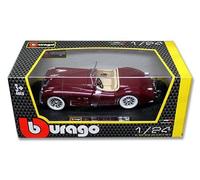 BBURAGO BU22018AM JAGUAR XK 120 ROADSTER 1951 AMARANT 1:24 Modellino