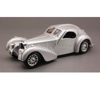 BBURAGO BU22092S BUGATTI ATLANTIC 1936 SILVER 1:24 Modellino
