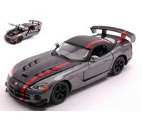BBURAGO BU22114G DODGE VIPER SRT 10 ACR SILVERGUN/RED 1:24 Modellino