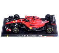 BBURAGO BU26808L FERRARI SF-23 F1 N.16 CHARLES LECLERC 2023 W/HARD CASE 1:24 Mod