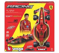 BBURAGO BU26856 FERRARI SF-24 N.16 CHARLES LECLERC F1 2024 WITH HELMET KIT 1:24
