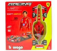 BBURAGO BU26857 FERRARI SF-24 N.55 CARLOS SAINZ F1 2024 WITH HELMET KIT 1:24 Mod
