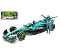 BBURAGO BU28071A ASTON MARTIN AMR 25 N.14 2025 FERNANDO ALONSO WITH FIGURE 1:24