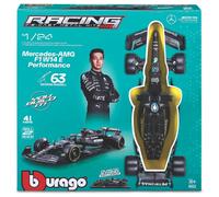 BBURAGO BU28503 MERCEDES F1 W14 N.63 GEORGE RUSSELL 2023 KIT 1:24 Modellino