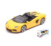 BBURAGO BU30249Y LAMBORGHINI AVENTADOR LP700-4 2013 ROADSTER YELLOW 1:43 Modelli