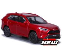 BBURAGO BU30466B TOYOTA RAV 4 2022 RED METALLIC 1:43 Modellino