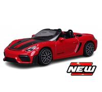 BBURAGO BU30472R PORSCHE 718 SPYDER RS 2024 RED 1:43 Modellino