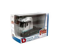 BBURAGO BU32202 MERCEDES ACTROS GIGASPACE SILVER 1:43 Modellino
