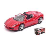 BBURAGO BU36026R FERRARI 488 SPIDER RED 1:43 Modellino