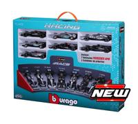 BBURAGO BU38170 MERCEDES F1 SET:2014-2016-2019-2021-2022-2023 7 MODELS-VARIOUS D