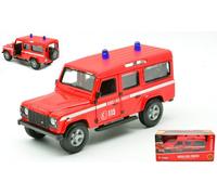 BBURAGO BU43044VDF LAND ROVER DEFENDER LWB VIGILI DEL FUOCO 1:32 Modellino