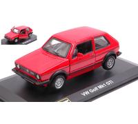 BBURAGO BU43059 VW GOLF Mk1 GTI 1979 RED 1:32 Modellino