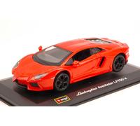 BBURAGO BU43062 LAMBORGHINI AVENTADOR 2010 ORANGE 1:32 Modellino