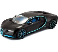 Bburago Bugatti Chiron 42 Secondi Record Mondiale (Nero Scala 1:18 ) Modellino