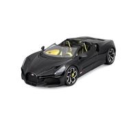 Bburago Bugatti Mistral: modellino auto in scala 1:18, porte e cofano mobili, nero (18-11051BK)