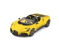BBURAGO Bugatti W16 Mistral, Scala 1:18, Modellino Diecast con Cofano e Portiere Apribili, Colori Assortiti, Dettagli Interni Realistici, Licenza Ufficiale Bugatti, Età Consigliata 3+ Anni