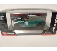 BBurago Burago Alfa Romeo Giulia GTAM #87 verde 1/43 18-38307#87