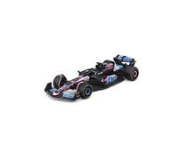 Bburago- BWT Alpine A524#31 Ocon-1:43, Colore Rosa,Nero,Azzurro, 4893993382194