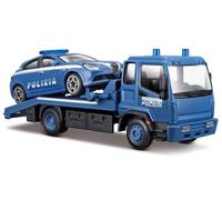 Merchandising Bburago: Carro Attrezzi Polizia Con Auto 1:43