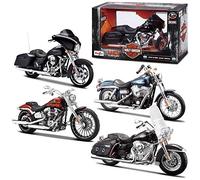 MAISTO MODELLINO MOTO HD 2004 DYNA SUPER GLIDE SPORT COL.BLU SCALA 1:12 DIE-CAST