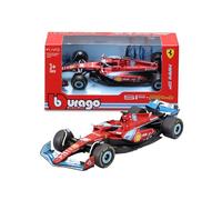 Burago Ferrari SF-24 Charles Leclerc #16 GP MIAMI 2024 - Modellino Realistico Auto in Scala 1:43, Guidata da Charles Leclerc, Licenza Ufficiale Ferrari, Età consigliata 3+ Anni