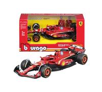 Bburago - F1 Ferrari SF-24 Monza GP 2024#16 Charles Leclerc, Modellino Auto in Scala 1:43, Replica della Vincitrice GP d’Italia, Edizione Speciale Monza Livery, Licenza Ferrari, Età 36+ Mesi