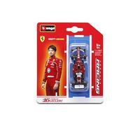 Bburago - F1 Ferrari SF-25#16 Charles Leclerc 2025, Auto Diecast in Scala 1:64, Replica Dettagliata Monoposto Formula 1, Licenza Ufficiale Ferrari, Blister da Collezione, Età Consigliata 14+ Anni
