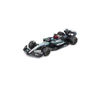 Bburago F1 Formula 1 MERCEDES AMG W15 (2024) CON CASCO - RUSSELL - Scala 1:43 - Modello di auto da corsa da collezione incredibilmente dettagliato