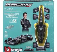 Bburago F1 KIT Mercedes AMG W14E mit Helm, #44 Hamilton 1:24 Automodello