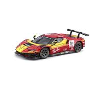 Bburago Ferrari 296 GT3#51 - Macchina da corsa da collezione, scala 1:43