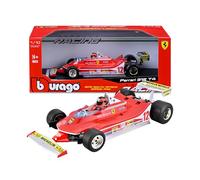 MODELLINO AUTO STATICO BURAGO FERRARI F1 312T4 VILLENEUVE SUDAFRICA GP 1979 1:18