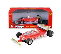 MODELLINO AUTO STATICO BURAGO FERRARI F1 312T4 MONACO GP 1979 SCHECKTER 1:18