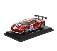 BBURAGO - Ferrari 488 Challenge 2017 Formula Racing - Modellino Realistico Auto in Scala 1:24, Licenza Ufficiale Ferrari, Età Consigliata 3+ Anni