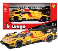 Bburago - Ferrari 499P 24H LE MANS Champion 2025#83, Auto Diecast in Scala 1:43, Replica Dettagliata Vincitrice Le Mans, Licenza Ufficiale Ferrari, Età Consigliata 3+ Anni