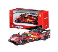 Bburago - Ferrari 499P 24H LMH Hypercar 2025#51, Auto Diecast in Scala 1:43, Replica Dettagliata della Protagonista di Le Mans, Licenza Ufficiale Ferrari, Età Consigliata 3+ Anni