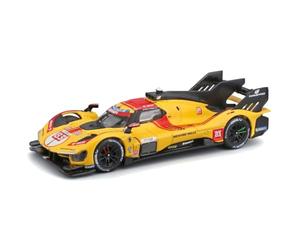 Bburago - Ferrari 499P 24H LMH Hypercar 2025#83, Auto Diecast, Scala 1:43 | Replica Dettagliata per Le Mans, Teca Espositiva Inclusa, Licenza Ufficiale Ferrari, Pezzo da Collezione, Età Consigliata 14+