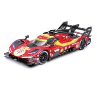 Bburago Ferrari 499P LMH #50 Lemans '25 - Modellino auto Hypercar 1:18 Die-Cast originale, auto giocattolo da collezione con porte mobili a partire dai 14 anni (18-26316)