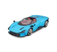 Ferrari Daytona SP3 Blu Modellino Auto 1:18 Bburago Signature