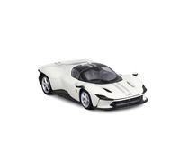 Bburago Ferrari Daytona SP3: modellino auto in scala 1:43, Ferrari Signature Edition, custodia rigida, 10 cm, bianco (18-36914)